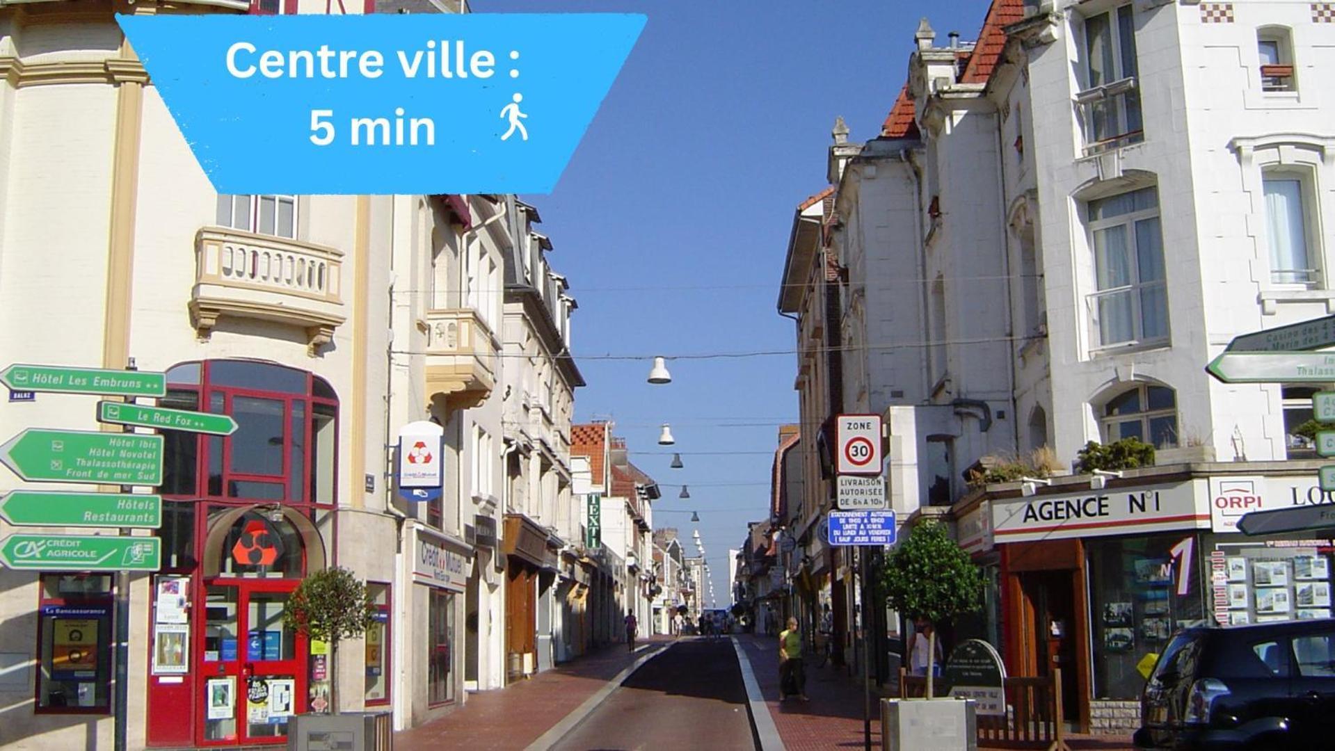 Joli Studio Plein Centre Proche Plage Avec Wi-Fi Le Touquet-Paris-Plage Extérieur photo