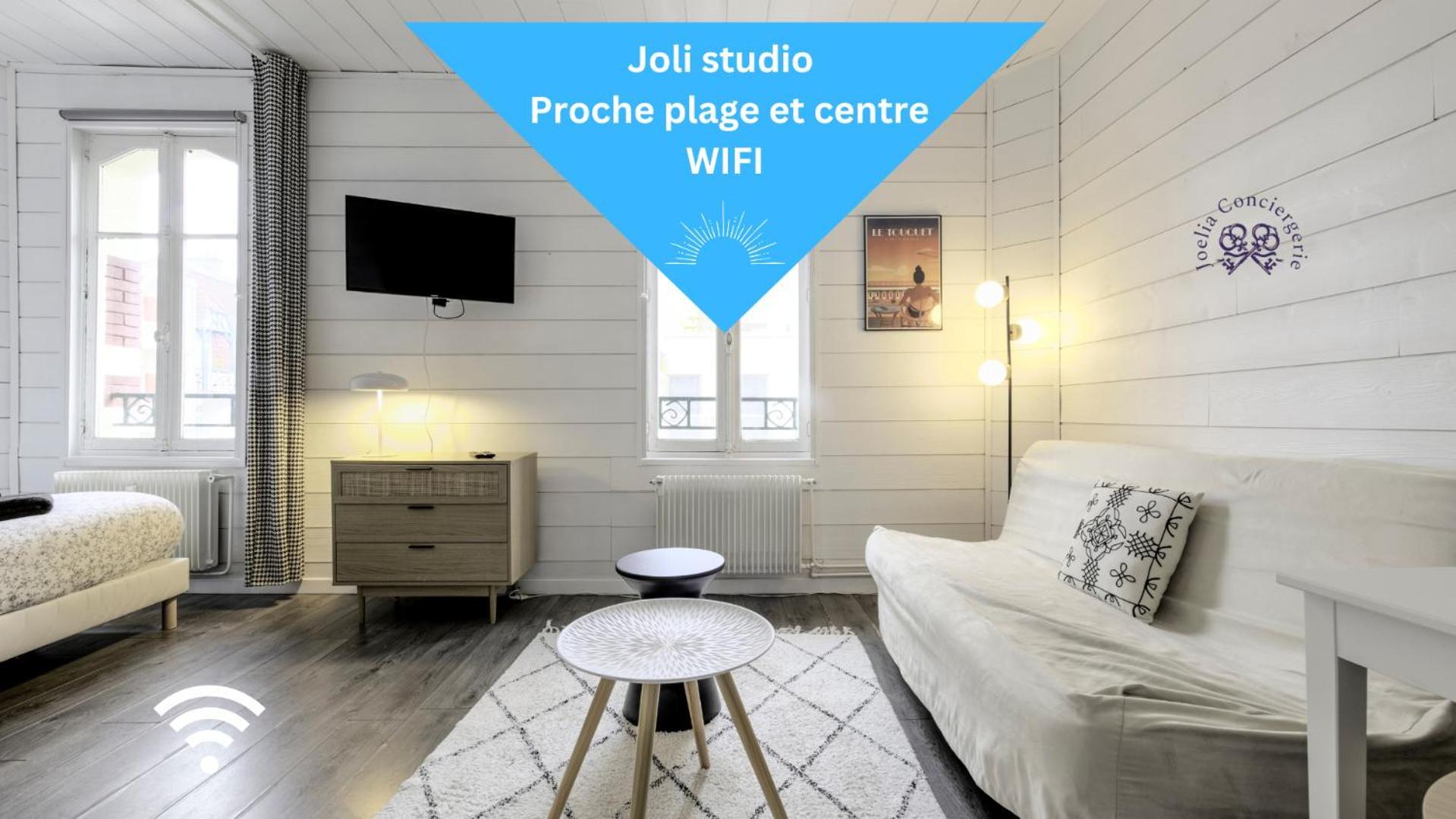 Joli Studio Plein Centre Proche Plage Avec Wi-Fi Le Touquet-Paris-Plage Extérieur photo